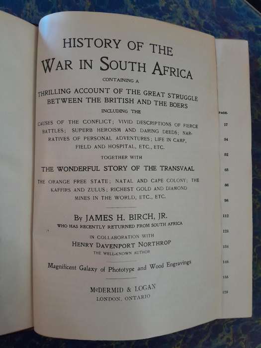 History of the War in South Africa - By James H. Birch Jr.