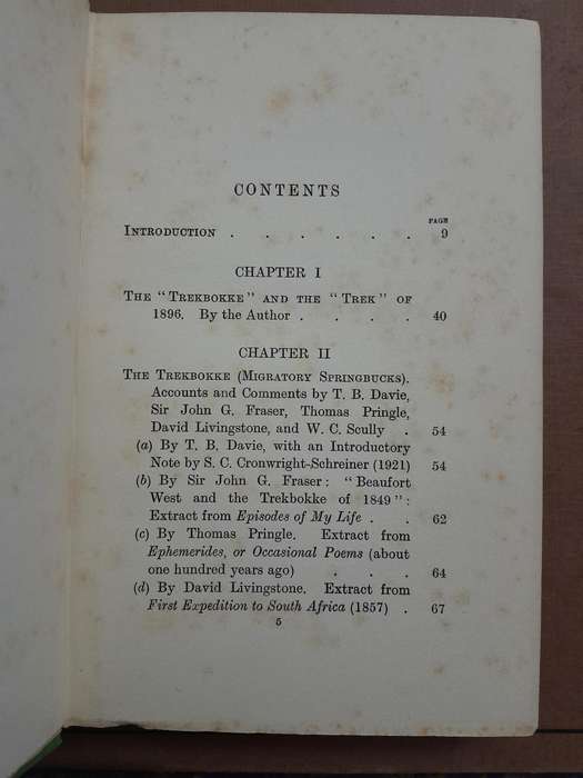 The Migratory Springbucks of South Africa - By S.C. Cronwright-Schreiner
