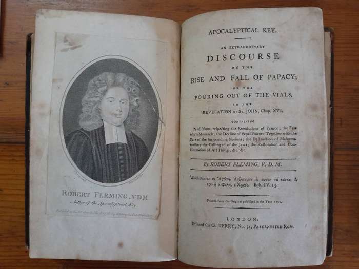 John Bunyan's "Holy War" & "Discourse on the Rise and Fall of the Papacy" by Robert Fleming, V.D.M.