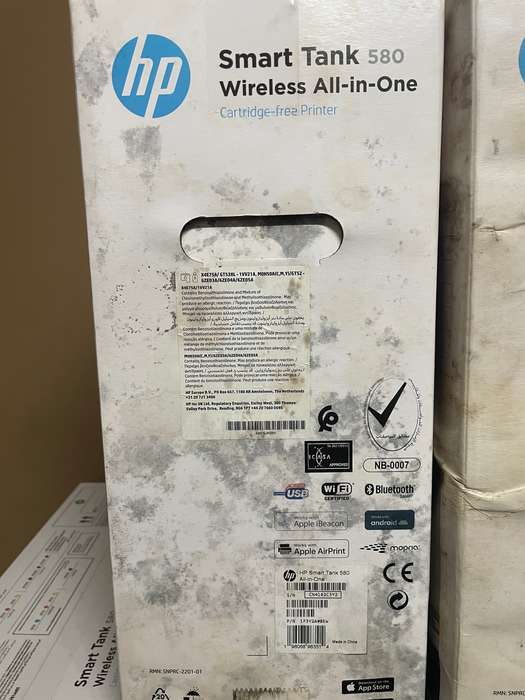 HP 580 INK TANK ALL IN ONE
