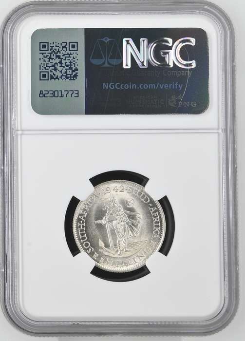 1942 Shilling NGC graded MS62 !!