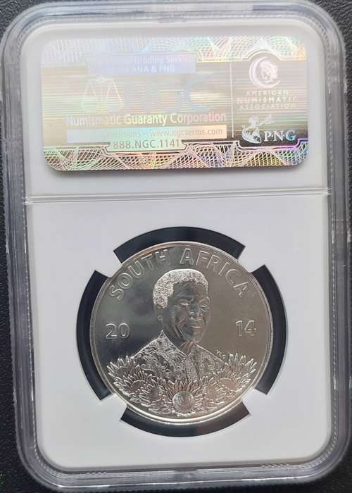 MS67 2014 Protea Silver R1 very low mintage! Life of a Legend Nelson Mandela Education NGC MS67