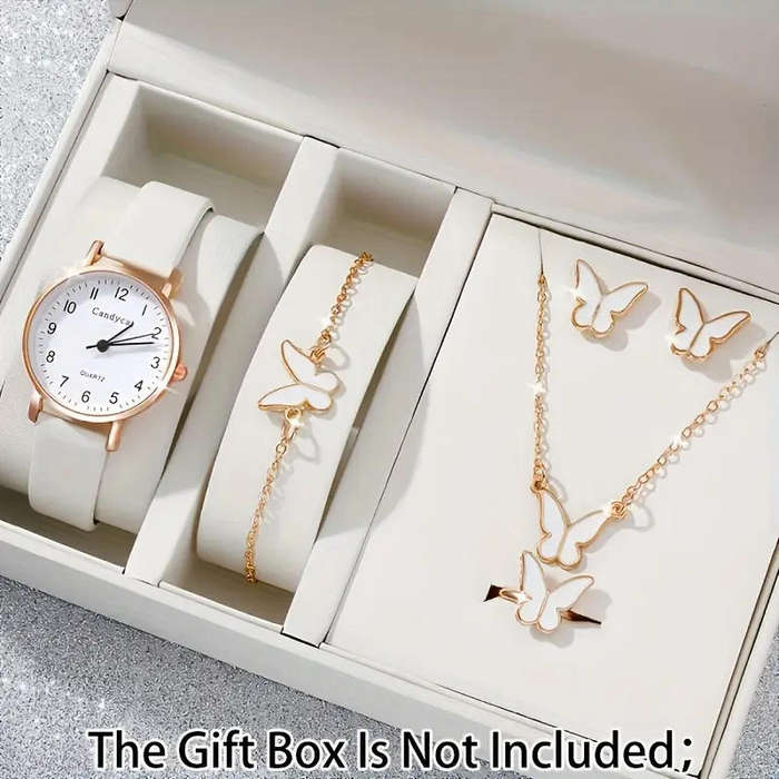 Fashion Sports Casual Business Vintage PU Leather Quartz set (GIFT BOX NOT INCLUDED)