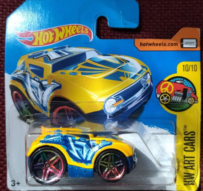 Hot Wheels Tooned Art car