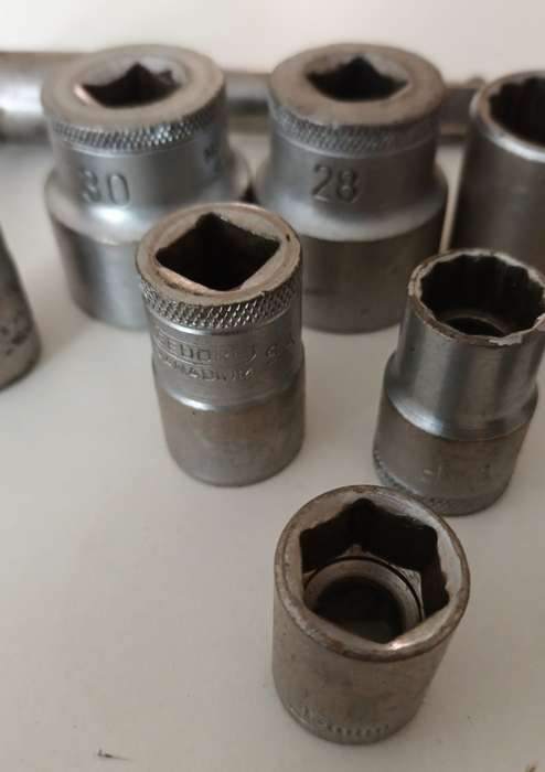 Ratchet with Sockets.