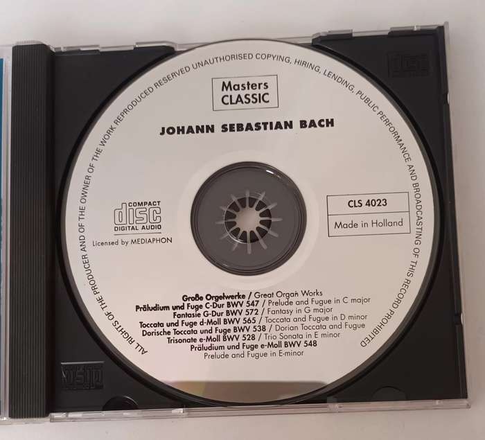 J.S. BACH CD.