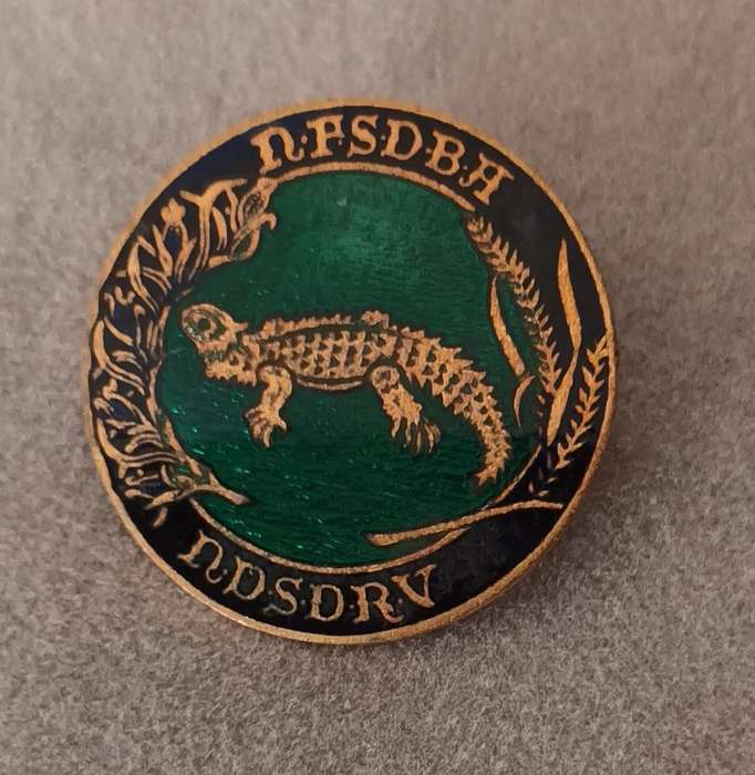 Vintage Badge> Made in England.