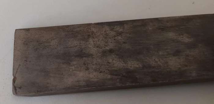 MARPLES & SONS CAST STEEL WOOD CHISEL. SWISS Made. Length 27cm. Width 37mm.