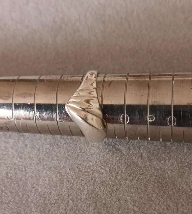 Sterling Silver Ring. Size M 1/2.