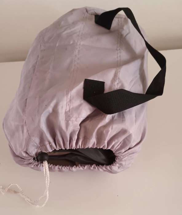 Single Blow-Up Mattress with Carry Bag.