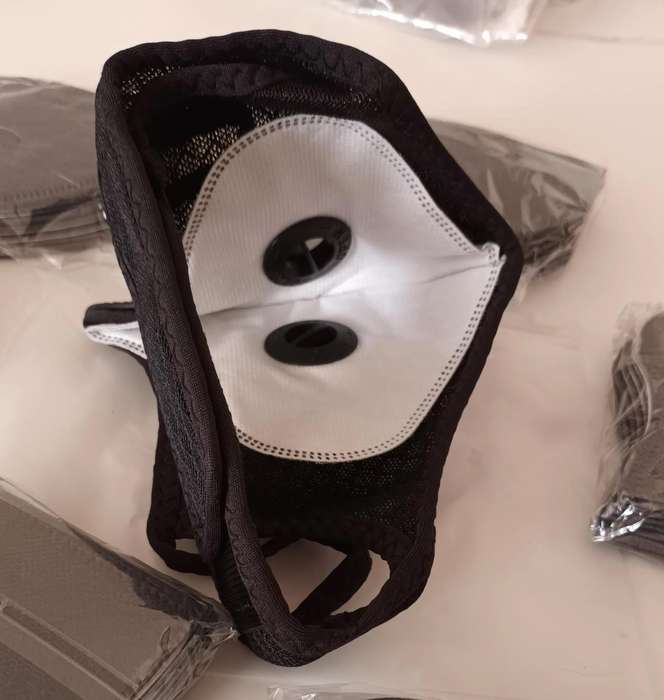 Protective Reusable Multiple Filter Layered Face Mask with 60x Carbon Filters Pads. New.