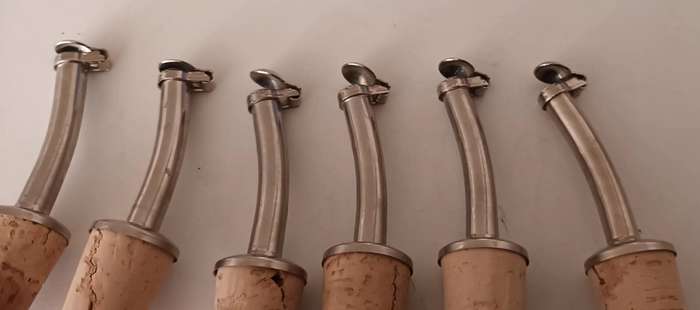 6x Bottle Cork Pourers. New.