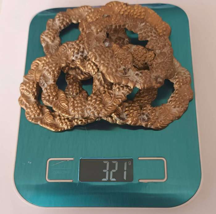 Brass Serviette Ring. Weight 321g.