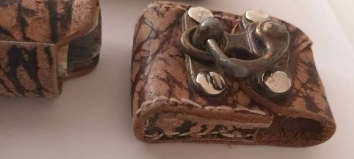 Genuine Leather Hand Made Cigarette and Bic & Zippo Lighter Pouches.New.