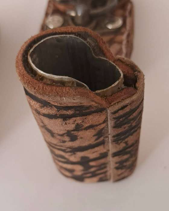Genuine Leather Hand Made Cigarette and Bic & Zippo Lighter Pouches.New.