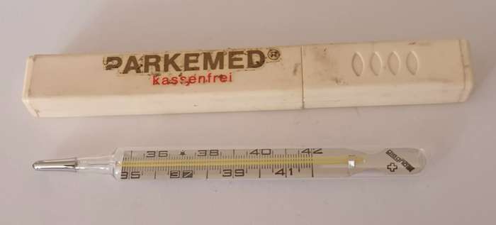 Vintage Parkemed Kassenfrei Thermometer. Made in Germany.