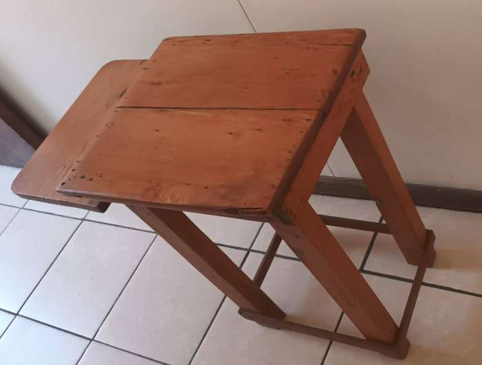 Vintage Oregon Pine Telephone Table. Length 75cm. Width 38cm. Height 66cm. COLLECTION ONLY!!!