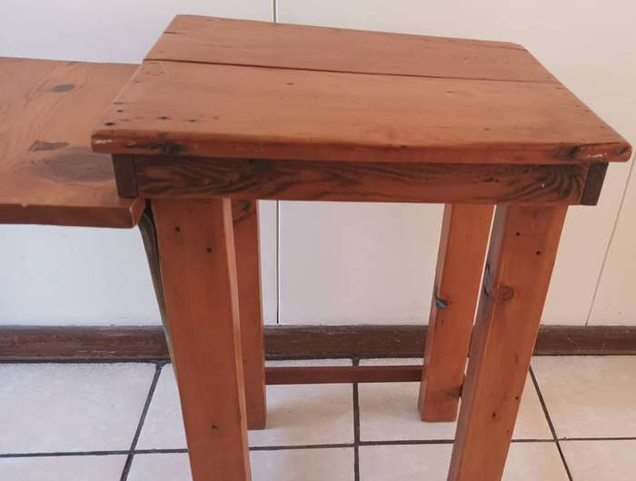 Vintage Oregon Pine Telephone Table. Length 75cm. Width 38cm. Height 66cm. COLLECTION ONLY!!!