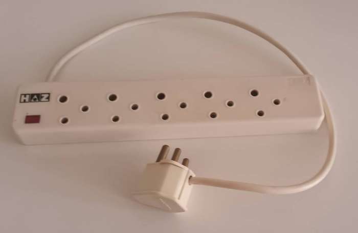 5 Socket Power Surge Protector Adapter Plug.