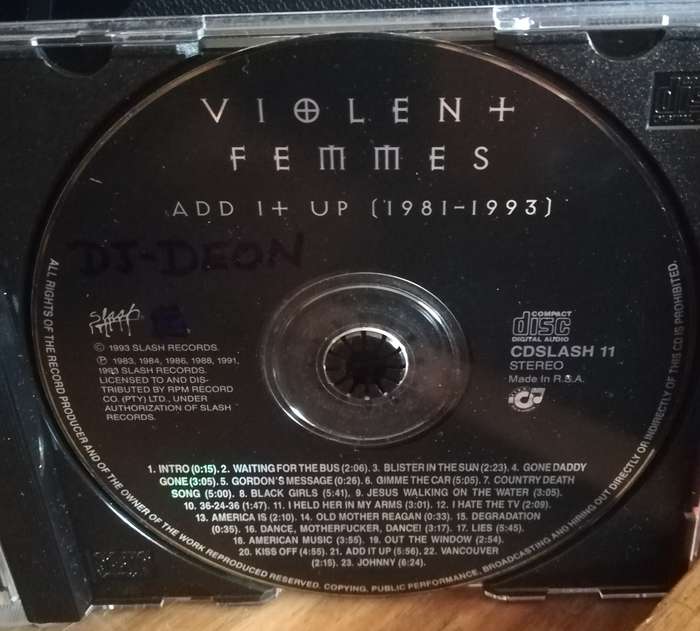 VIOLENT FEMMES - ADD IT UP CD