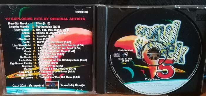 Sound Check 5 - 19 Explosive Hits CD