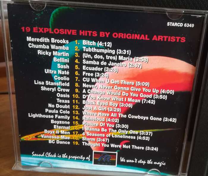 Sound Check 5 - 19 Explosive Hits CD