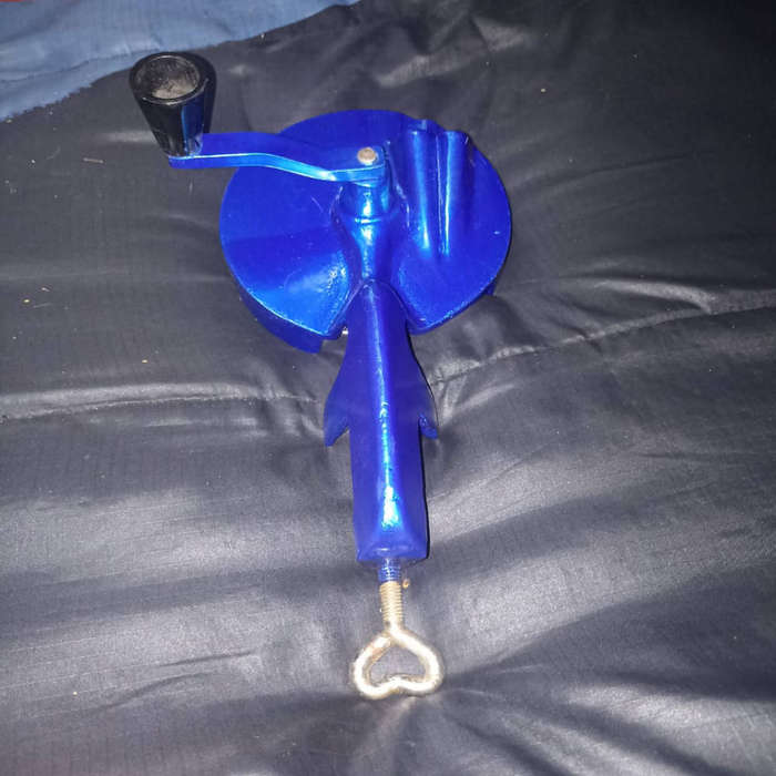 Renovated double bean slicer with a table connection