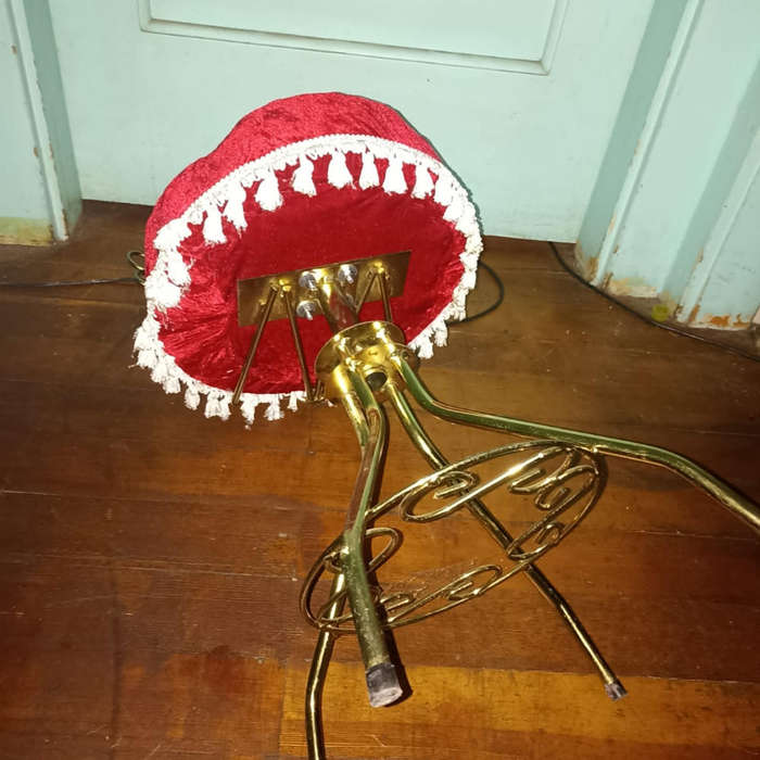 1960 RED WINE  Boudoir chair renovated