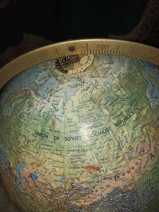 REPLOGAL VINTAGE GLOBE MADE IN USA