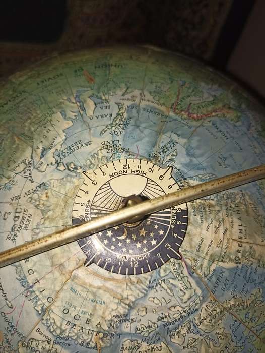 REPLOGAL VINTAGE GLOBE MADE IN USA