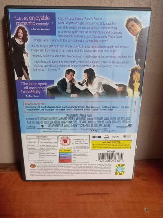 Two Weeks Notice