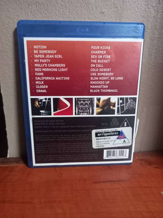 Kings Of Leon Live At The 02 London England Blu-ray