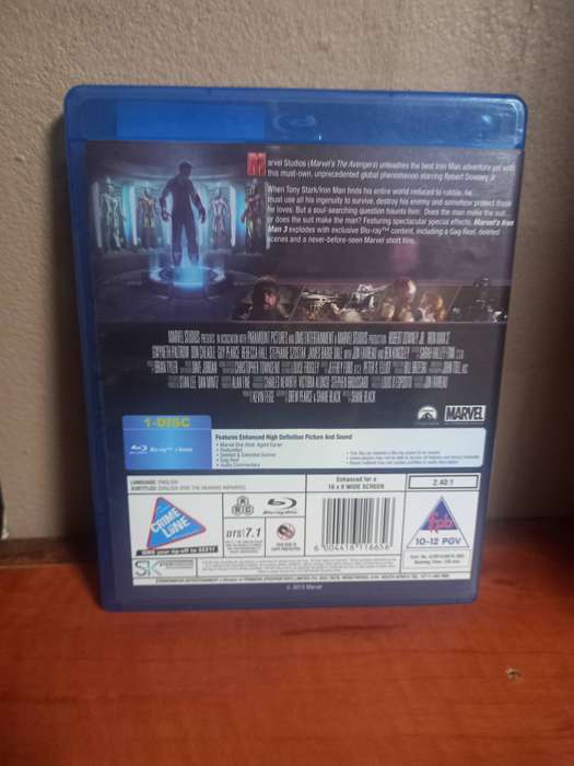 Iron Man 3 BluRay