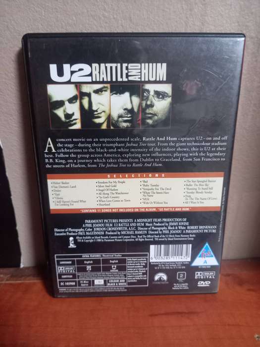 U2 Rattle And Hum