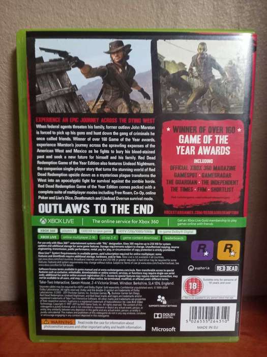 Red Dead Redemption Game Of The Year Edition