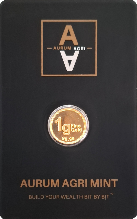 1g Gold Coin - Aurum Agri Mint