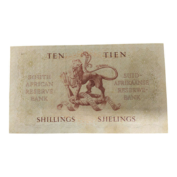M.H de Kock 3rd Issue Ten Shillings