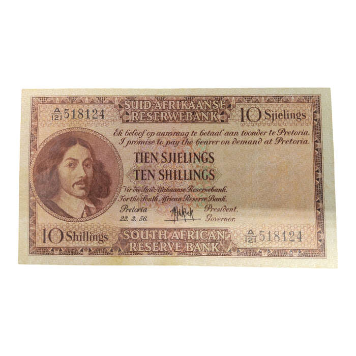 M.H de Kock 3rd Issue Ten Shillings