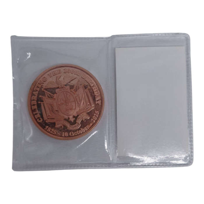 2025 South Africa Paul Kruger Bi-Centenary Copper Medallion