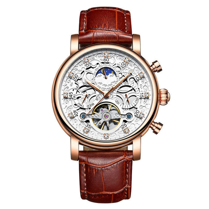 Kinyued Automatic Wound Mechanical Dress Watch
