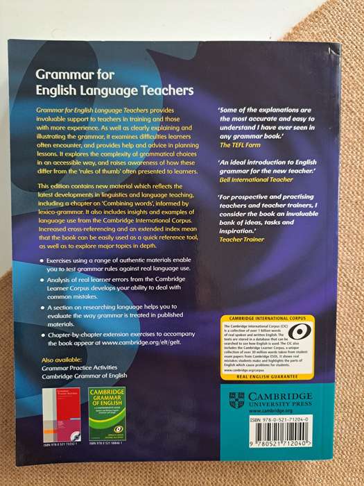 Grammar for English Language Teachers by Martin Parrott