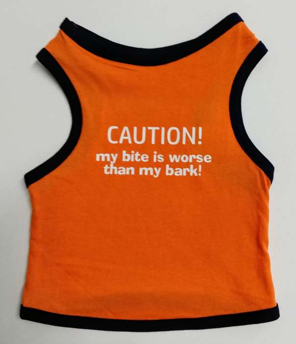 Dog vest - Caution my bite is worse than my bark