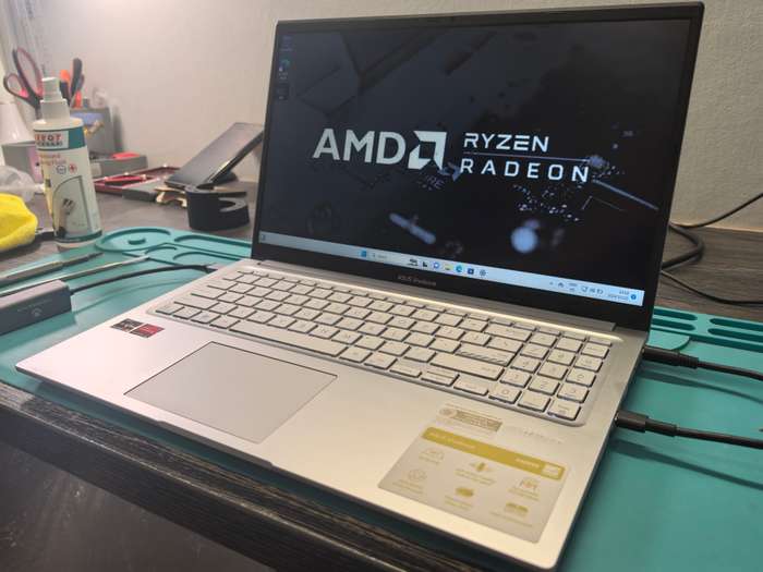 12TH GEN-RADEON GRAPHICS-ASUS VIVOBOOK 15-RYZEN 5-5600H-8GB RAM-512GB SSD-FHD-BACKLIT