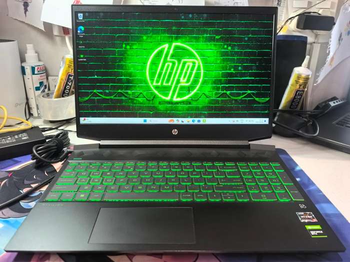 HP PAVILION 15 GAMING-AMD RYZEN 5-5600H-16GB RAM-512GB SSD-GTX1650-FHD