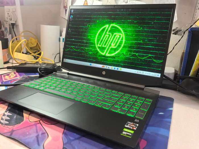 HP PAVILION 15 GAMING-AMD RYZEN 5-5600H-16GB RAM-512GB SSD-GTX1650-FHD