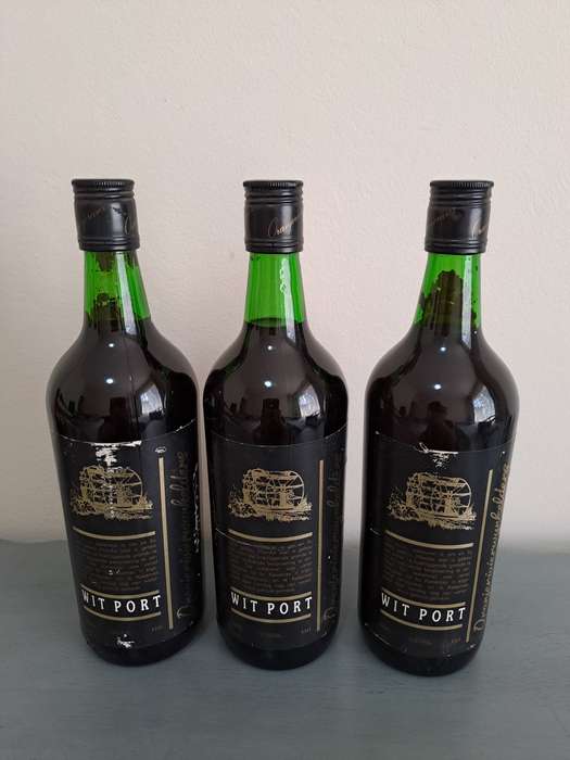 3 x 1980's Oranjerivierwynkelders Wit Port, 750ml, 17.5%