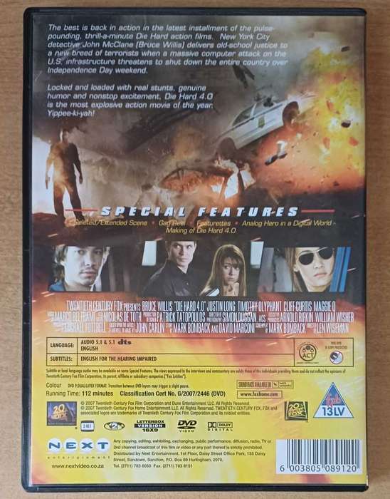 Die Hard 4.0 (DVD)