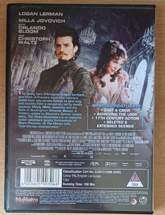 The Three Musketeers (DVD)