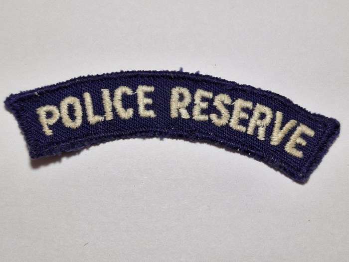 Rhodesia BSAP Police Reserve cloth Shoulder title.