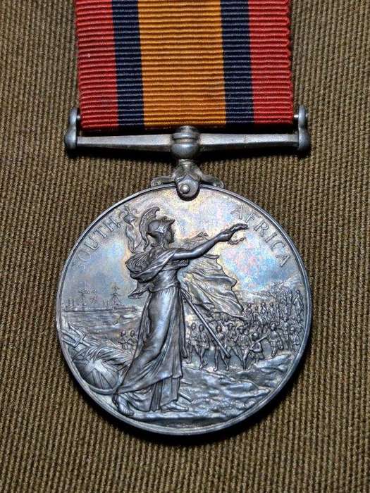 Boer War QSA medal awarded to 115 Pte. W.J. Ochse Graaff-Reinet TG